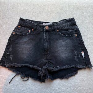ONE X One Teaspoon Gray High Waist Bonita Shorts